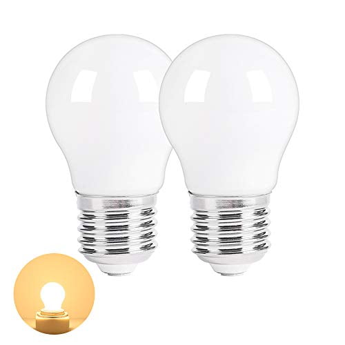 LED Microwave Appliance Light Bulb for Refrigerator Range Hood Over Stove Equivalent 40W Incandescent Bulb E17 Intermediate Screw Base 120V 5W 450LM Daylight White 6000K Non-Dimmable Pack of 3 