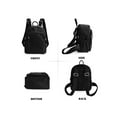 thumbnail image 2 of Gustave Mini Backpack Purse for Women Nylon Lightweight Small Daypack Backpacks Water-Resistant Casual Travel Shoulder Bag Bookbag with Anti-theft Pocket, Black, 2 of 9