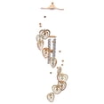 thumbnail image 1 of LOVIVER Carillon Vent Maison 4 Tubes Coeurs Concentriques Jardin Extérieur Décor, 1 of 6