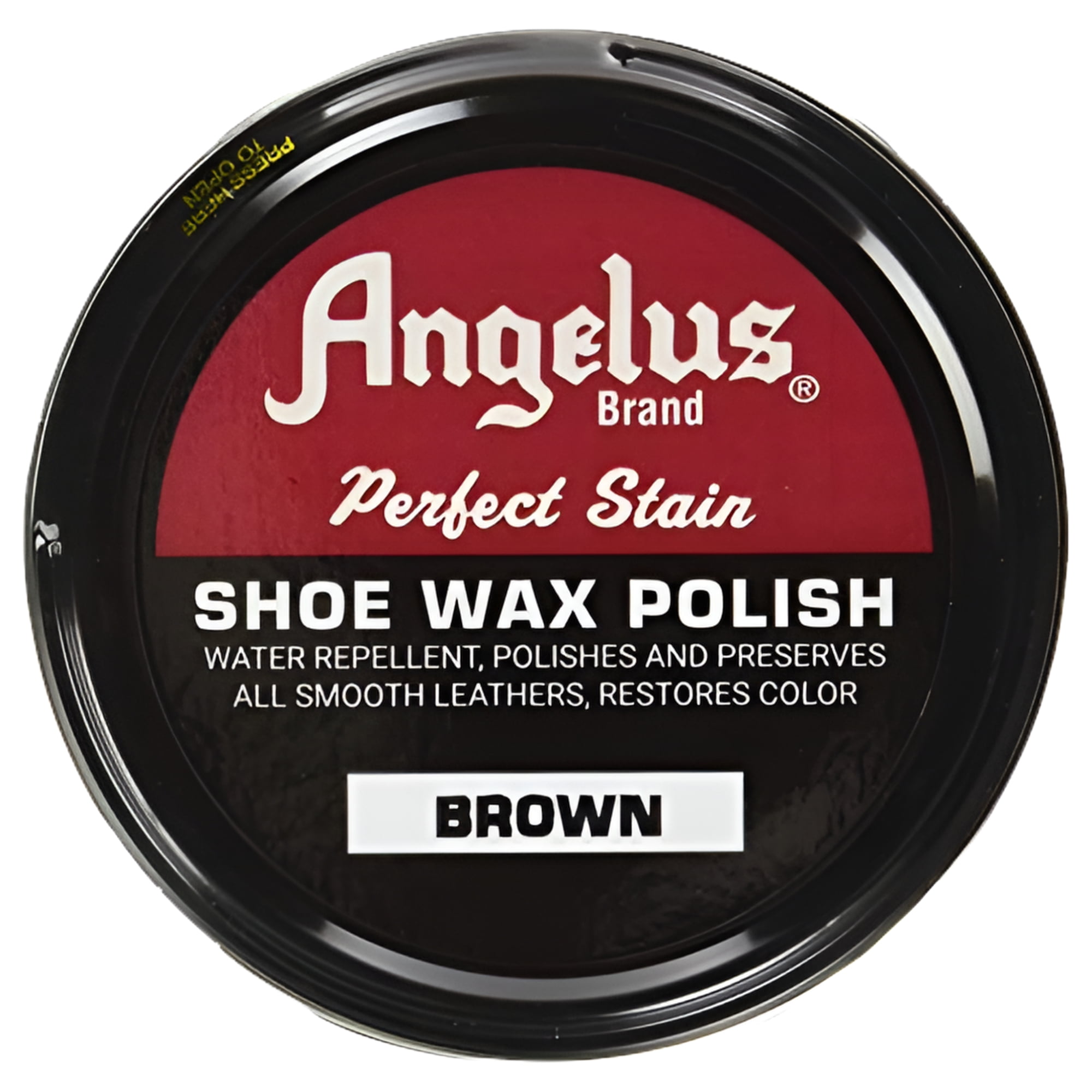 Angelus Shoe Wax Polish Black, Brown, Neutral Variety 3 Pack