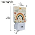 thumbnail image 4 of Yayeee LED Night Light for The Home Plug in With Light Sensors 2 Pack, Cute Rainbow, 4 of 6