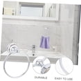 thumbnail image 3 of 3pcs Towel Ring Towel Hanger Decked Accessories Housewarming Coat Hanger Hooks Bathroom Household Towel Hook Hand Towel Hooks Home Supply Hanging Ring Wall-Mounted Stainless Steel, 3 of 5