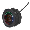 thumbnail image 1 of 12-24V Car Round Color Screen Temperature Voltmeter Auto Voltage Test Dual Display Digital Measureme, 1 of 5