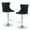 Black, variant on Tcbosik Bar Stools Set of 2, Modern Swivel Bar Chairs, Adjustable Velvet Upholstered Barstools Counter Height with Tufted Backrest & Chrome Base for Bar, Kitchen Island, Dining Room, Khaki