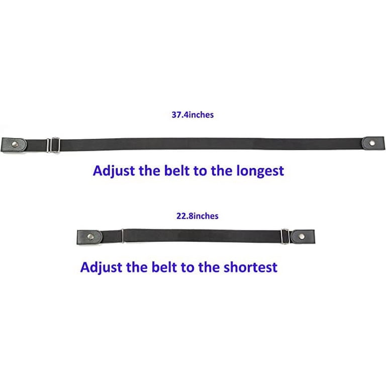 MSTOKIN No Buckle Stretch Belt Invisible Elastic Buckleless belts for Jeans MSTOKIN No Buckle Stretch Belt Invisible Elastic Belt  main image 2