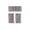 Gray, variant on 3 Piece Kitchen Curtain Set, Heat Insulating Window Drape, Filtering Light Curtain, Dustproof Window Treatment for Kitchen Sink Basement Home Window Decoration