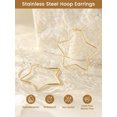 thumbnail image 6 of KeyStyle 14K Gold Plated Large Hoop Earrings for Women Hypoallergenic Stainless Steel Hoops 70mm Christmas Birthday Anniversary Jewelry Gifts, 6 of 11