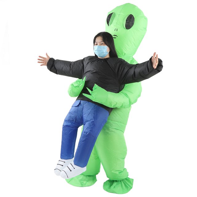 Traje De Cosplay Inflable,Disfraces De Jinete Extranjero Inflables Disfraces De Jinete Extranjero Inflables Disfraz De Personas Transportadoras De Extranjeros Eficiencia Óptima Jadeshay A