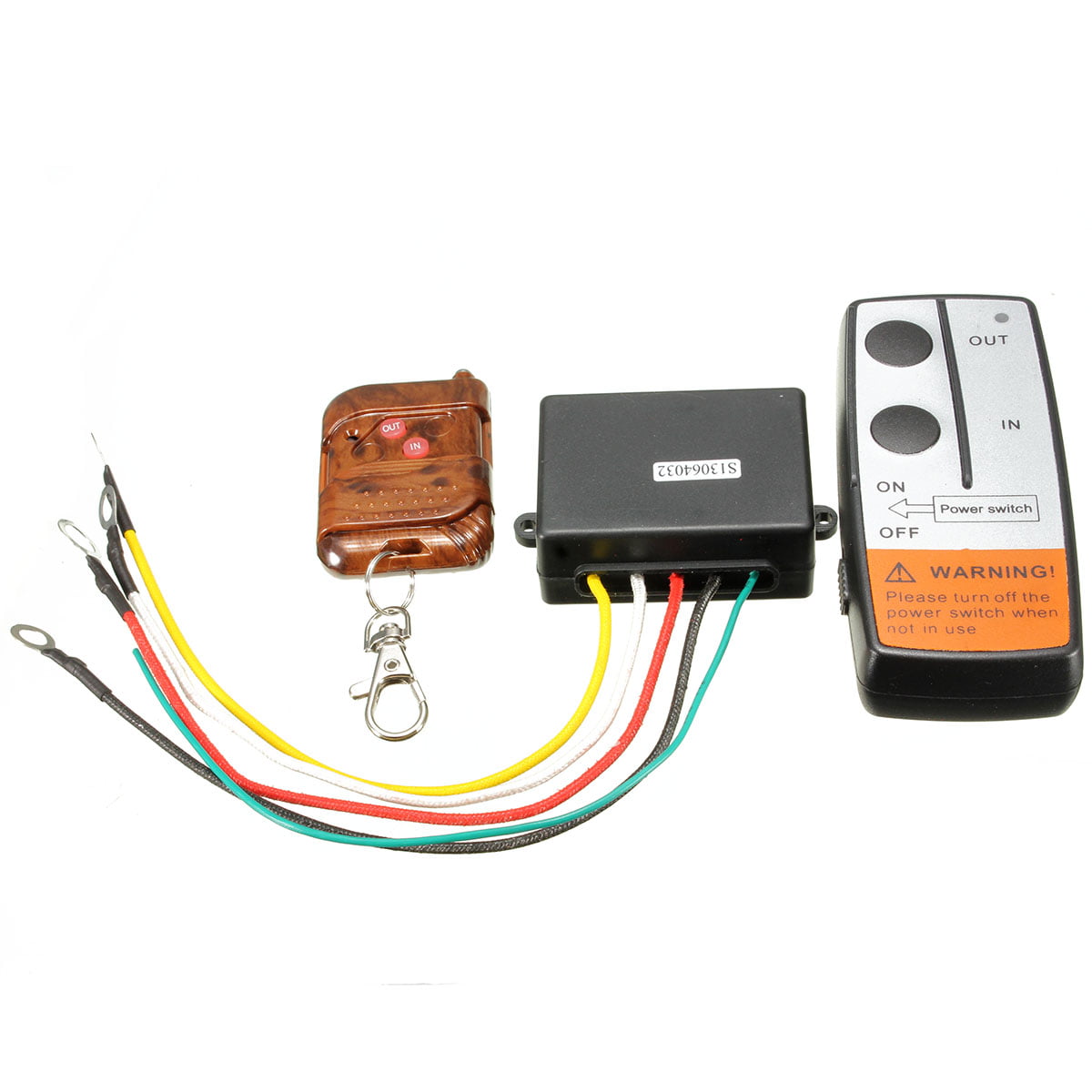 Details about   100ft Wireless Winch Remote Control Kit Heavy Duty 12V For Car Jeep ATV SUV US 