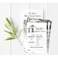 thumbnail image 2 of Inkdotpot Giraffe Jungle Animals Party Supplies Set Of 50 Baby ShowerPrediction Cards For Baby Shower Game, 2 of 5