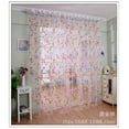 thumbnail image 3 of Flowers Printing Window Curtain Tulle Drape for Living Room Bedroom Home Decor, 3 of 8