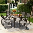 Devoko 7 Pieces Patio Conversation Set, Patio Dining Set Outdoor