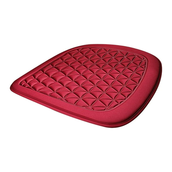 Bizhua Car Seat Cushion Wine Redcomfy & Soft Car Seat Four Seasons Car Seat Cushion Ventilation Car Seat Cushion Summer Comfort Cool Cushion Used in Various Scenarios