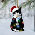 thumbnail image 6 of Black Cat Ornaments for Christmas Tree, Christmas Animal Ornament, Xmas Decor Tree Hanging, Christmas Tree Ornaments Topper Decorations, Gifts for Cat Lovers, 6 of 6