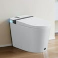thumbnail image 2 of LivelyAant Smart Toilet with Bidet Seat, Auto Open/Close, Foot Sensor, LED Display, Heated Water & Dryer, Night Light, Revolving Lamp, 2 of 9