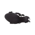 thumbnail image 5 of Womens Bebe Berdine Strappy Dress Sandals, Black Fur, 5 of 5