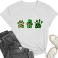 thumbnail image 5 of Babysbule St. Patrick's Day Print Short Sleeve O-Neck T-Shirts & Blouse (Women's), 5 of 8