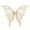 Gold, variant on HHBEAUTY Fairy Wings for Women,35.4"x27.5" Butterfly Wings, Organza Wings for Halloween Party, Black