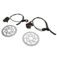 thumbnail image 2 of Mountain Bike Hydraulic Disc Brake Set, Ergonomi 2 Piston Hydraulic Disc Brake Strong Sealing 1Pair Sensitive With Screw For Safe Riding, 2 of 7