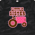 thumbnail image 4 of Inktastic Pink Tractor Little Sister Girls Toddler T-Shirt, 4 of 5