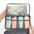 thumbnail image 5 of Portable Underwear Bra Storage Bag Travel Waterproof Organizers Multi-Layer Toiletry Packing Cube Sundries Cosmetic Storage Bag (gray), 5 of 7