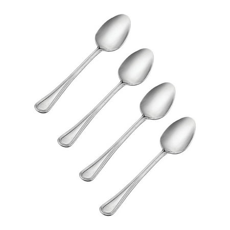 Pfaltzgraff Basics Edge Brook Teaspoons, Stainless Steel S/4