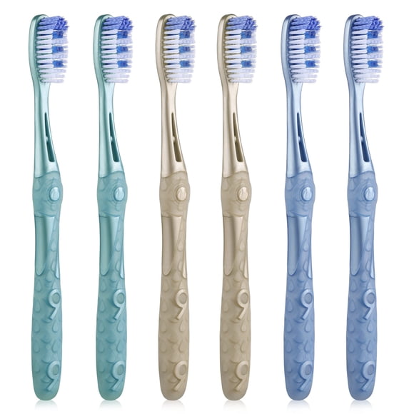 Cepillo de dientes Oralphi Smiling Guardian cerdas medianas para adultos x6