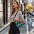 thumbnail image 4 of Eheartsgir PU Leather Shoulder Handbag for Wife, Southwestern Geometric Sturdy Shoulder Purse for Travel Shopping, 4 of 8