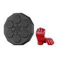 thumbnail image 3 of Máquina de boxeo musical Cola Entrenador de boxeo con guantes color rojo, 3 of 8