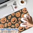 thumbnail image 4 of Long Mouse Pads for Desk,Halloween Jack Lanterns Galore Pattern Desk Mats on Top Of Desks, Desk Mouse Pad Extra Large with 3mm Non-Slip Base and Stitched Edge for Gaming,Office,Work,Home 35.4x15.7in, 4 of 5
