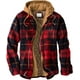 thumbnail image 1 of Camisas acolchadas a cuadros para hombre, chaqueta de leñador con capucha, franela acolchada con capucha, forro grueso, abrigos cálidos de manga larga, 1 of 5