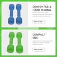 thumbnail image 1 of QUMIIRITY 4Pcs Body Training Dumbbell in Assorted Colors Lightweight Plastic with Comfortable Grip, 1 of 8