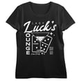 thumbnail image 5 of Lady Luck's Lounge Women's Black Short Sleeve Tee-Small, 5 of 7