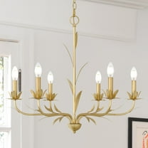 Luxury Eclectic Chandelier, Gold Leaf, UQL5530