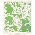 thumbnail image 3 of USGS 12x13 Black Modern Framed Museum Art Print Titled - White City Florida Quad- USGS 1943, 3 of 5