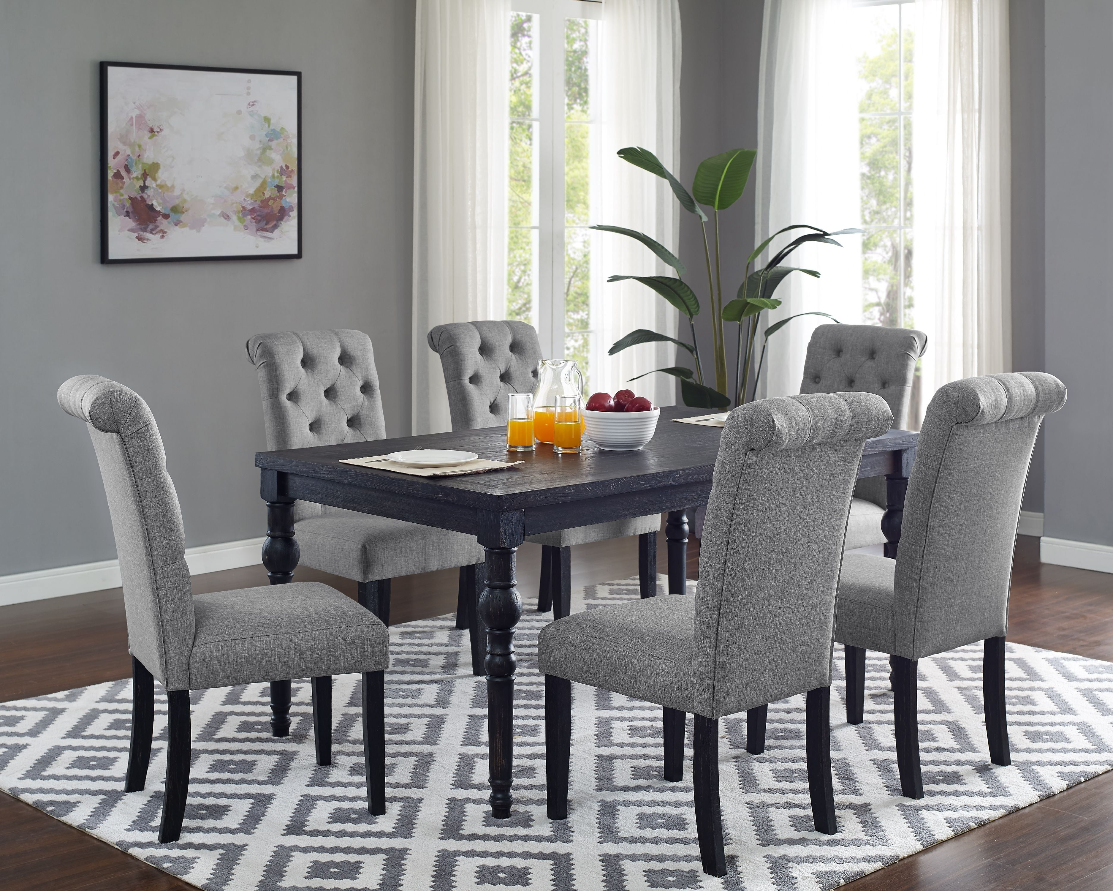 Creative Black Dining Room Set Info