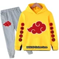 thumbnail image 2 of Sudadera con capucha de Naruto HOT 2024 Conjuntos para niños Conjunto de dos piezas Sudadera con capucha + Pantalones Conjunto de sudadera con capucha de anime japonés para correr Venta caliente, 2 of 5