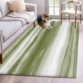 thumbnail image 3 of Area Rug for Living Room, Sage Green Ombre Non-Slip Indoor Large Carpet for Bedroom/Dining Room, Modern Abstract Art Farmhouse Washable Low-Profile Rectangle Floor Runner Rugs - 4 x 6 Ft, 3 of 7
