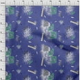 thumbnail image 4 of oneOone Polyester Spandex Blue Fabric Geometric Sewing Fabric By The Yard Printed Diy Clothing Sewing Supplies 56 Inch Wide, 4 of 4