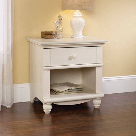 Sauder Harbor View Collection Nightstand, Antique White