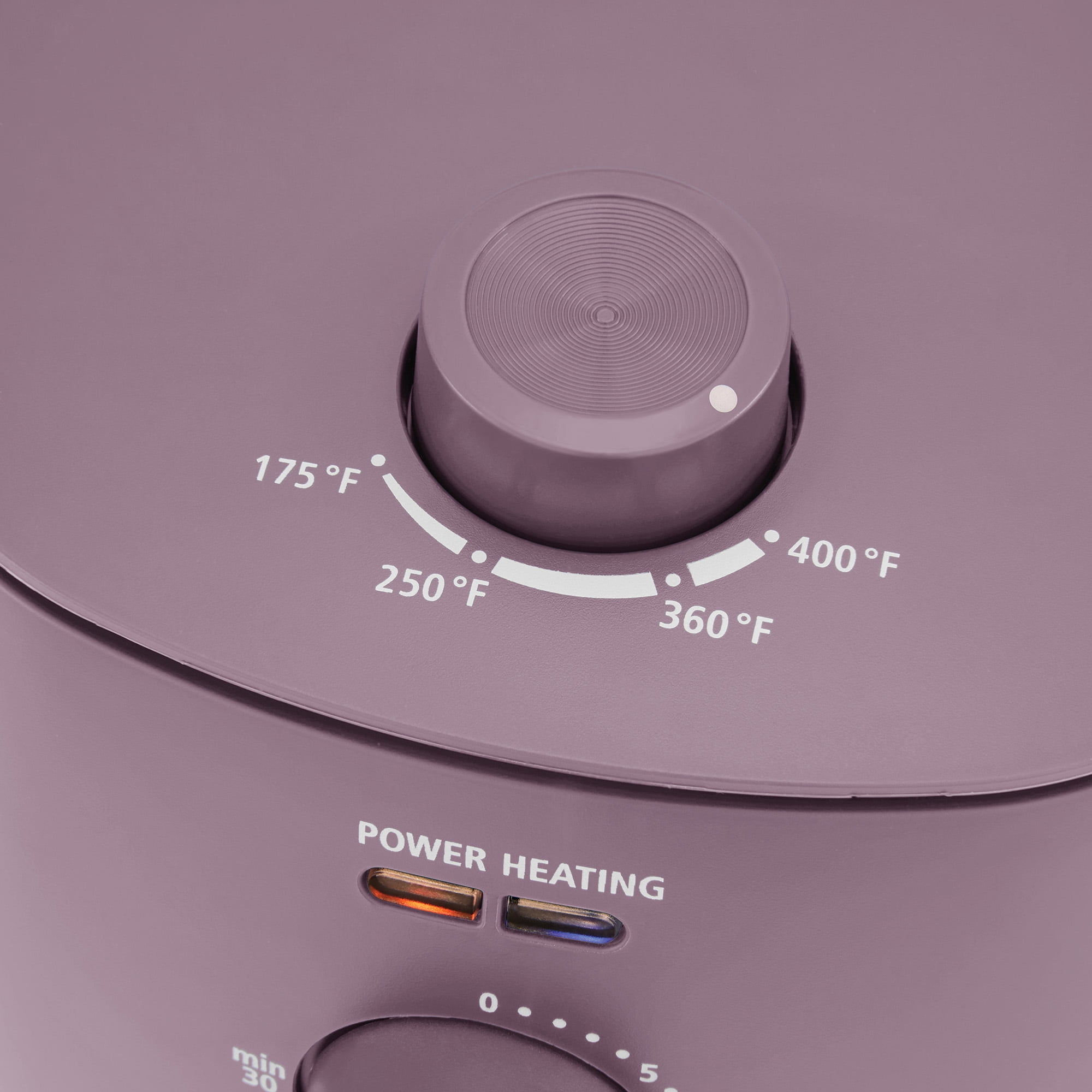Mainstays 2.2 Qt Air Fryer, Enchanting Purple, Auto Shutoff