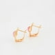 thumbnail image 3 of Elegantes Aretes Dama Rombo Brillante Swarovski Oro 18K Lam rosa Unitalla, 3 of 6
