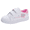 Pink, variant on Willtoo White Girls Casual Shoes with Butterfly Design Comfortable Fashion Sneakers