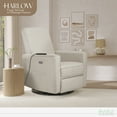 thumbnail image 2 of Evolur Harlow Deluxe Upholstered Glider, Power Recliner USB Port with in-Built Massager, Light Sand, 2 of 6