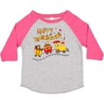thumbnail image 3 of Inktastic Happy Thanksgiving Turkey Train with Food Boys or Girls Toddler T-Shirt, 3 of 5