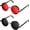 2pack Black Grey & Black Red, variant on Retro Gothic Steampunk Sunglasses for Women Men Round Lens  Frame