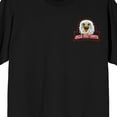 thumbnail image 2 of Cobra Kai 3 Eagle Fang Karate Pocket Logo Crew Neck Short Sleeve Men's Black T-shirt-Medium, 2 of 5