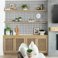 thumbnail image 2 of S4Sassy Checks Wallpaper Gray Walls Covering, 25" x 120" Self-Adhesive Vinyl Wall Paper, Decorative Wallwrap, Easy DIY Wall Covering For Bedroom, Living Room, Living Space, 2 of 8