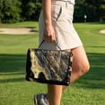 thumbnail image 4 of Whosucclay Black Marble Golf Cart Seat Towel Club Car Seat Cover Protector, 4 Storage Pockets Golf Cart Seat Blanket for 2-Person Carts Yamaha EZGO, 4 of 9
