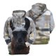 thumbnail image 3 of Sudadera con capucha con estampado de oveja, alpaca, toro y caballo para hombre, sudadera con capucha de manga larga con estampado 3D de animales, abrigo con capucha de gran tamaño para la calle, 3 of 5